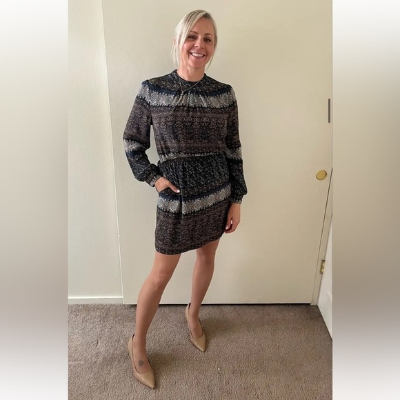 Vanessa Bruno Santana Printed Dress Size 8/ EUR 40 - Picture 14 of 16